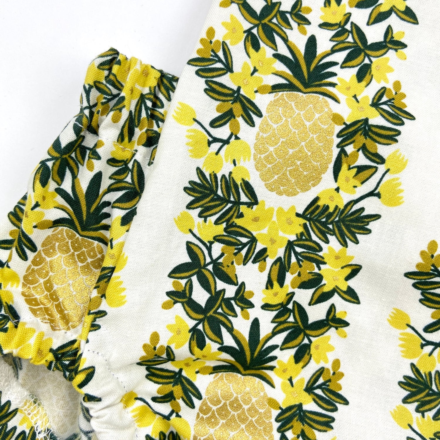 SALE 20% OFF Pineapple Vines Short Romper - Emma Neale Handmade