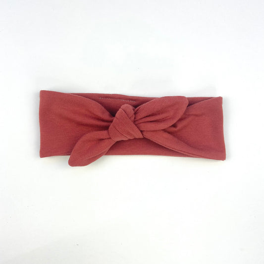 TOMATO KNOTTED HEAD WRAP - Emma Neale Handmade