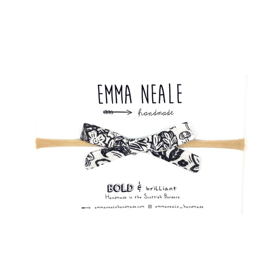 WILDWOOD ORLA BOW HEADBAND - Emma Neale Handmade