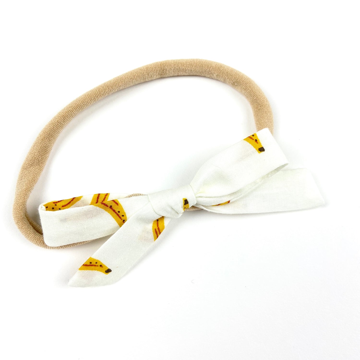 BANANA ORLA BOW HEADBAND - Emma Neale Handmade