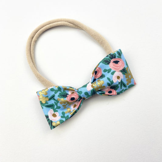 Rosa Ruby Bow Headband - Emma Neale Handmade