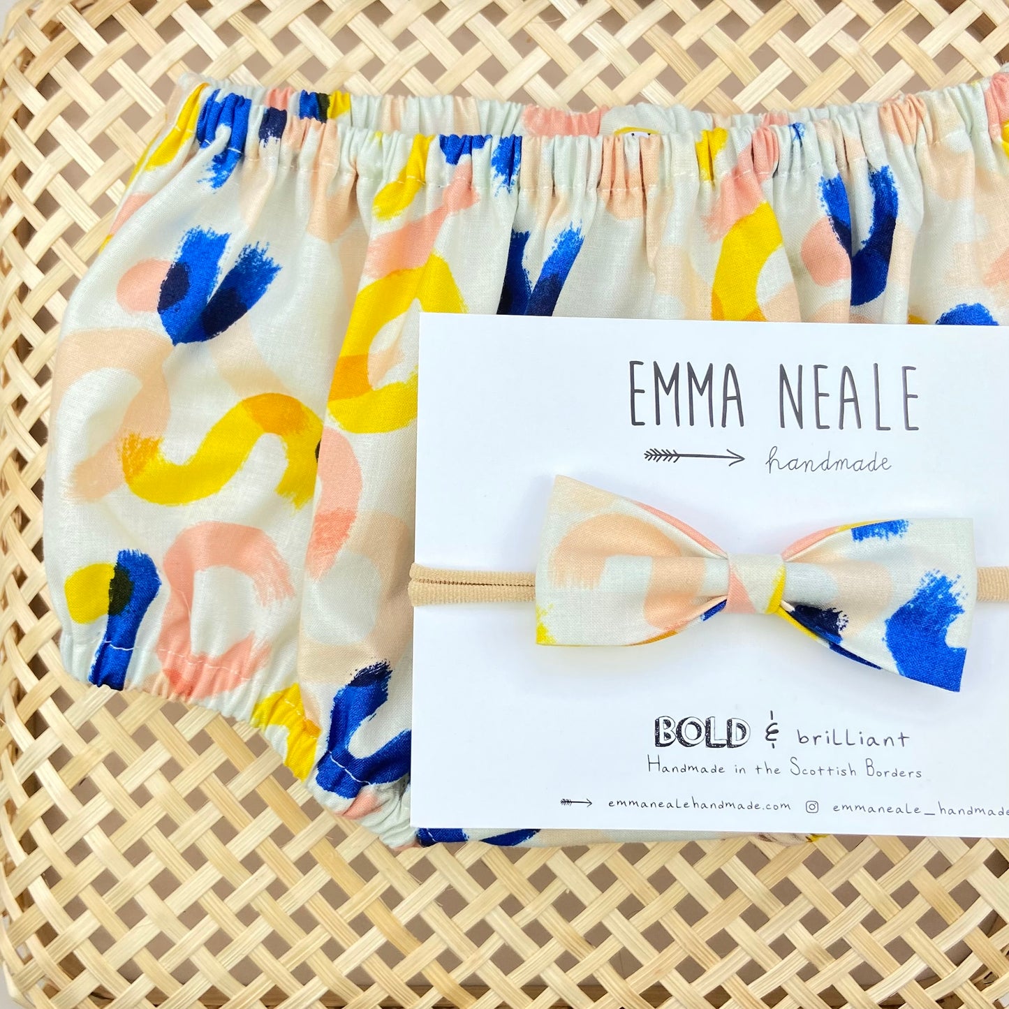 Brushstroke Modern Bloomers - Emma Neale Handmade