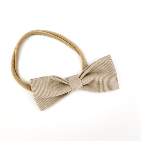 Fudge Ruby Bow Headband - Emma Neale Handmade