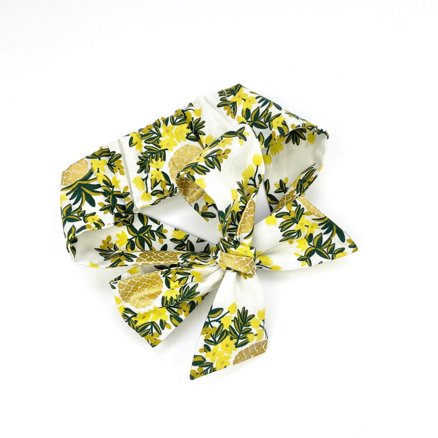 20% OFF Pineapple Vines Large Bow Headband - Emma Neale Handmade