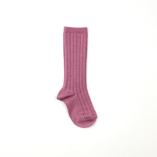 Cassis Knee Socks - Emma Neale Handmade