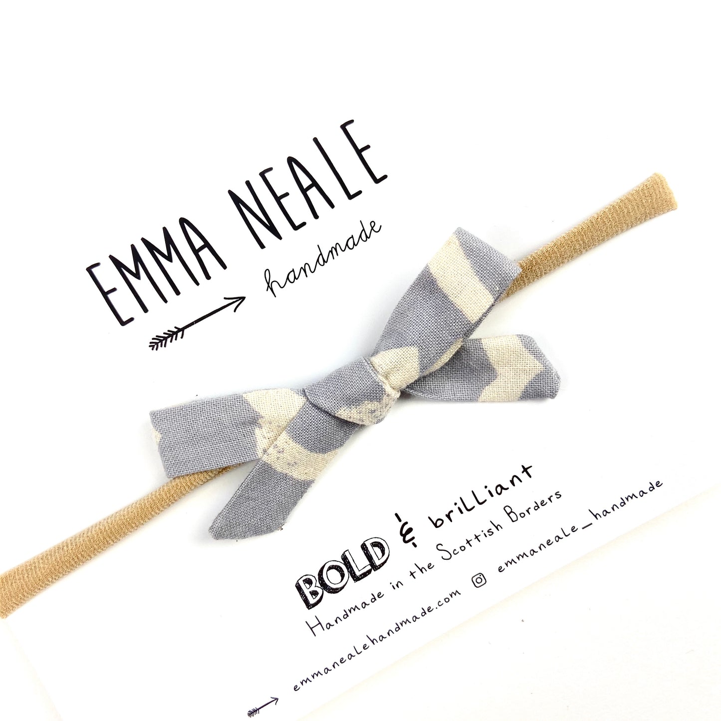 Wave Orla Bow Headband - Emma Neale Handmade
