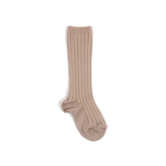 Old Rose Knee Socks - Emma Neale Handmade