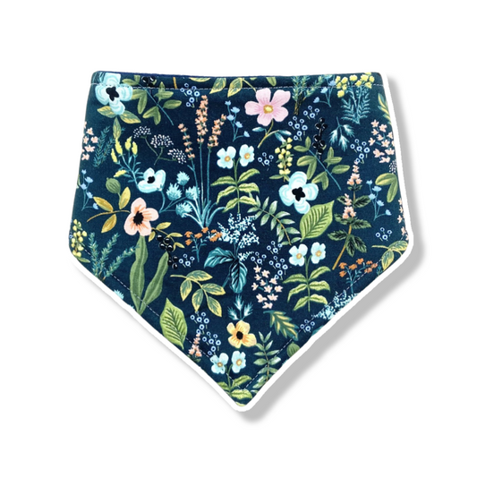 TWILIGHT HERB GARDEN BANDANA BIB - Emma Neale Handmade