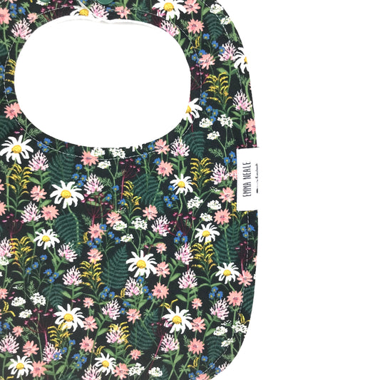 WILDFLOWER TRADITIONAL BIB - Emma Neale Handmade