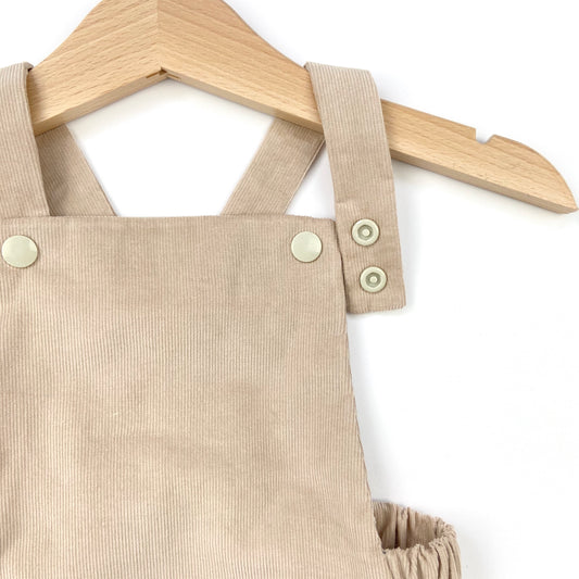 Fudge Baby Needlecord Short Romper - Emma Neale Handmade