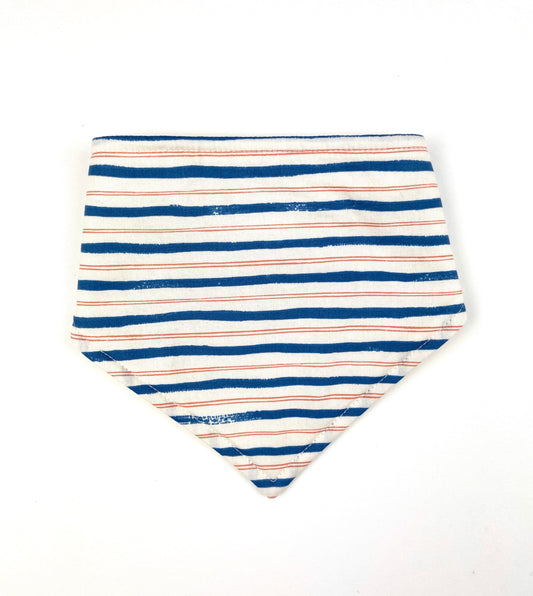 Stripe Bandana Bib - Emma Neale Handmade