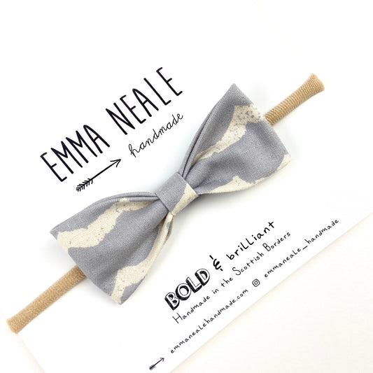 Wave Ruby Bow Headband - Emma Neale Handmade