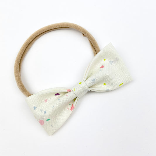 Confetti Ruby Bow Headband - Emma Neale Handmade