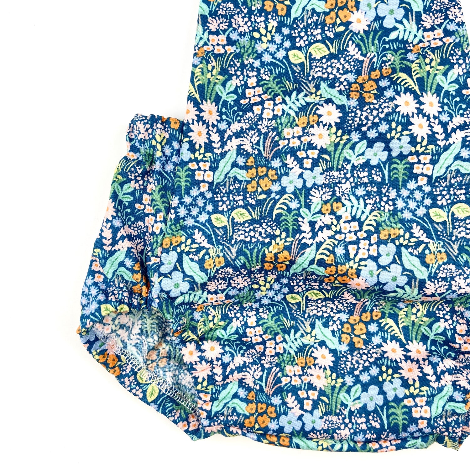 BLUE MEADOW SHORT ROMPER - Emma Neale Handmade