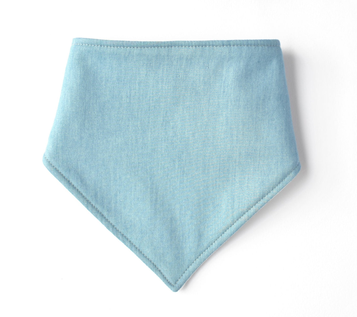 Light Denim Bandana Bib - Emma Neale Handmade